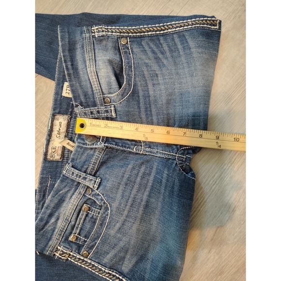 Buckle Women's Blue Boot Cut Jeans - Picture 8 of 9